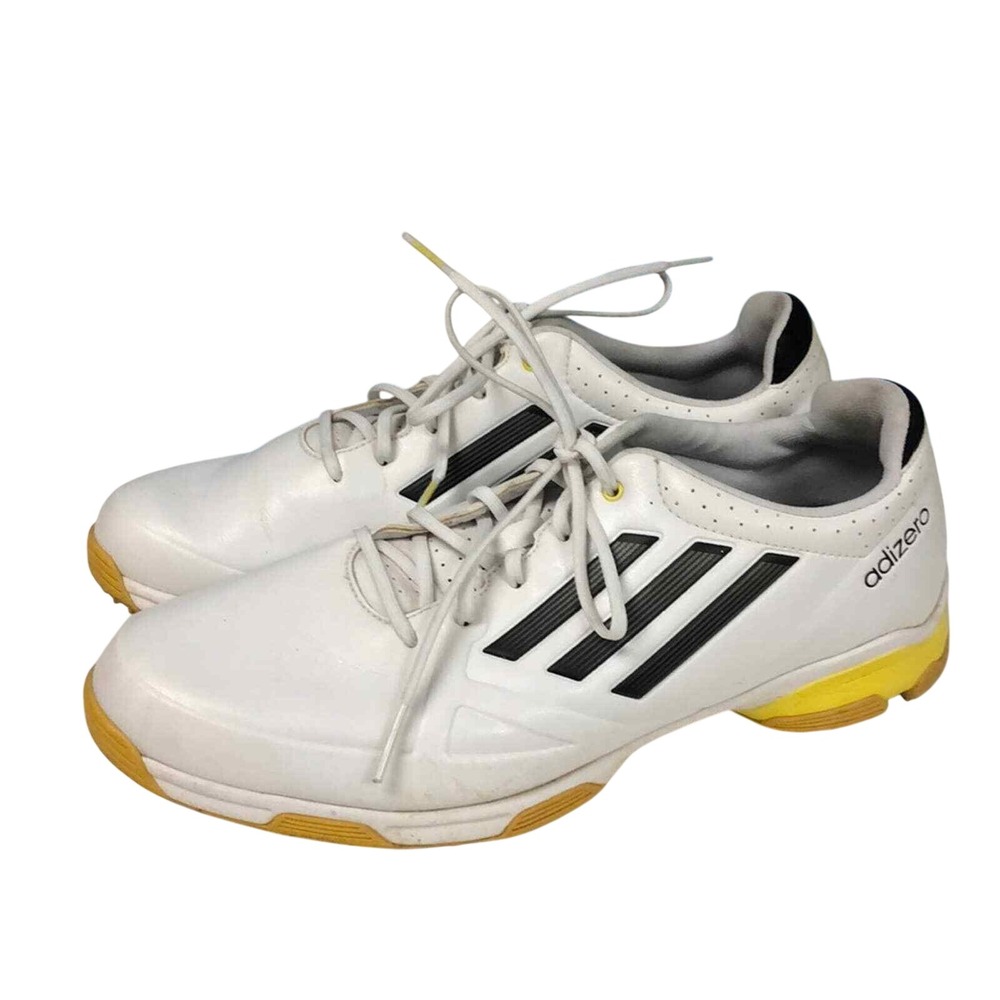 ADIDAS Adizero EVG-791003 Men's Golf Shoes White Yellow Size‎ US 11.5
